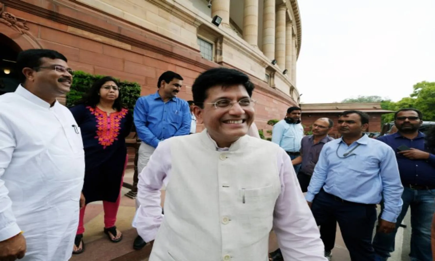 parliament session railway minister piyush goyal said rail compartment camera insert 